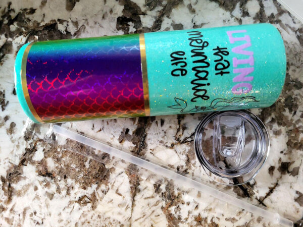 Living That Mermaid Life Salt Life Tumbler