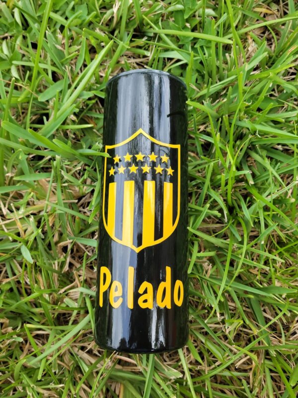 Vaso de Peñarol Uruguay Manya Carbonero Aurinegro