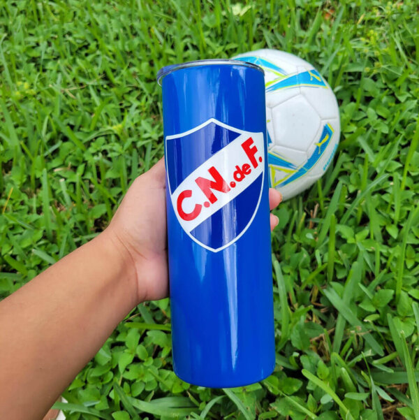 Vaso de Nacional Uruguay Bolso Bolsilludo Tricolor