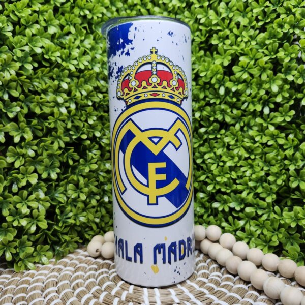 Real Madrid FC Soccer Tumbler Cup