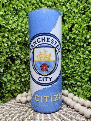 Manchester City Soccer Tumbler Cup