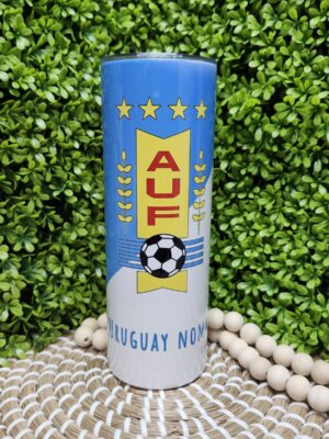 Uruguay Soccer Tumbler Cup