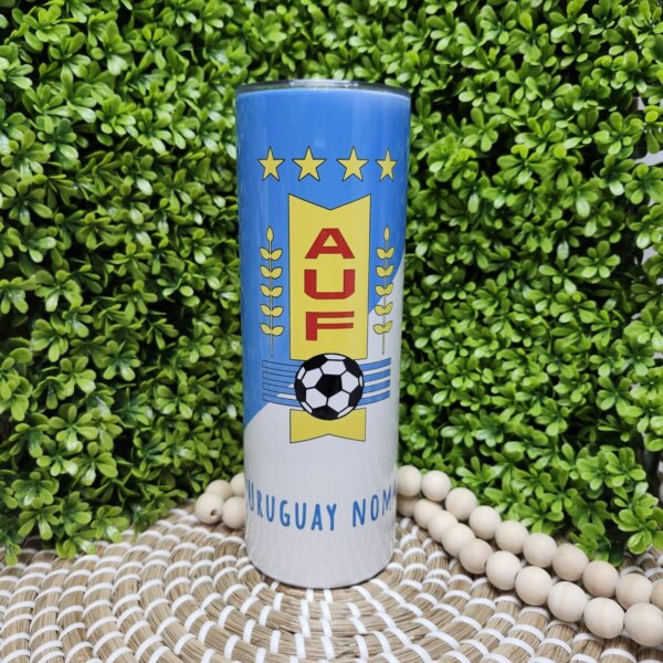 Uruguay Soccer Tumbler Cup