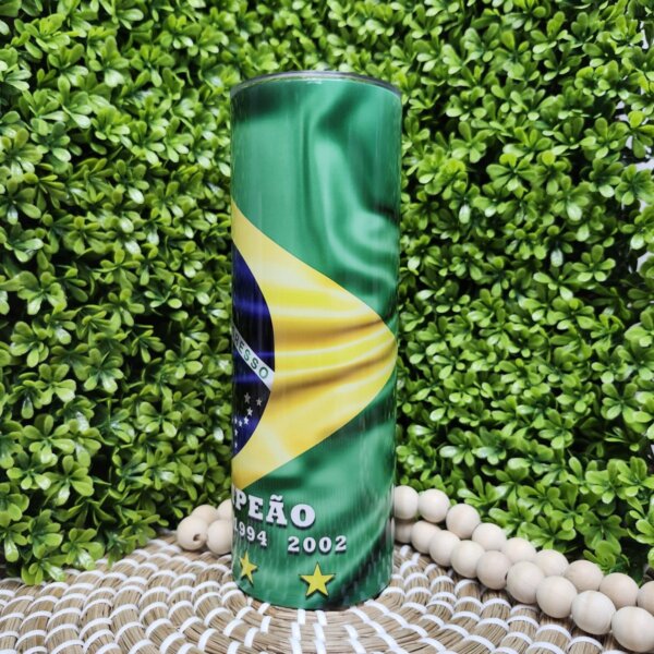 Brazil Soccer Tumbler Cup