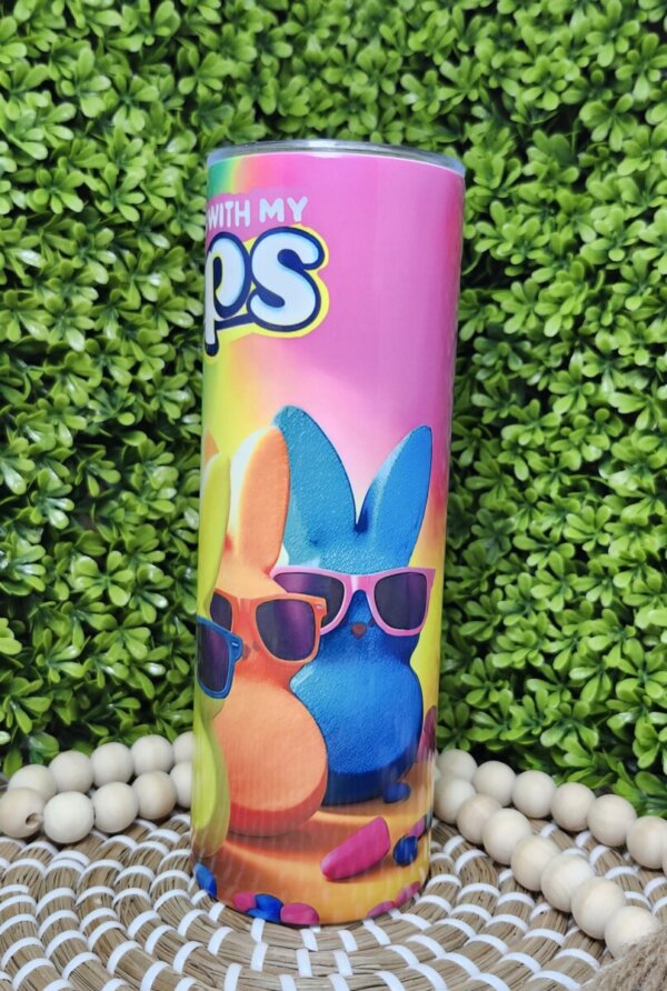 Chilling With My Peeps Easter Sublimation Tumbler